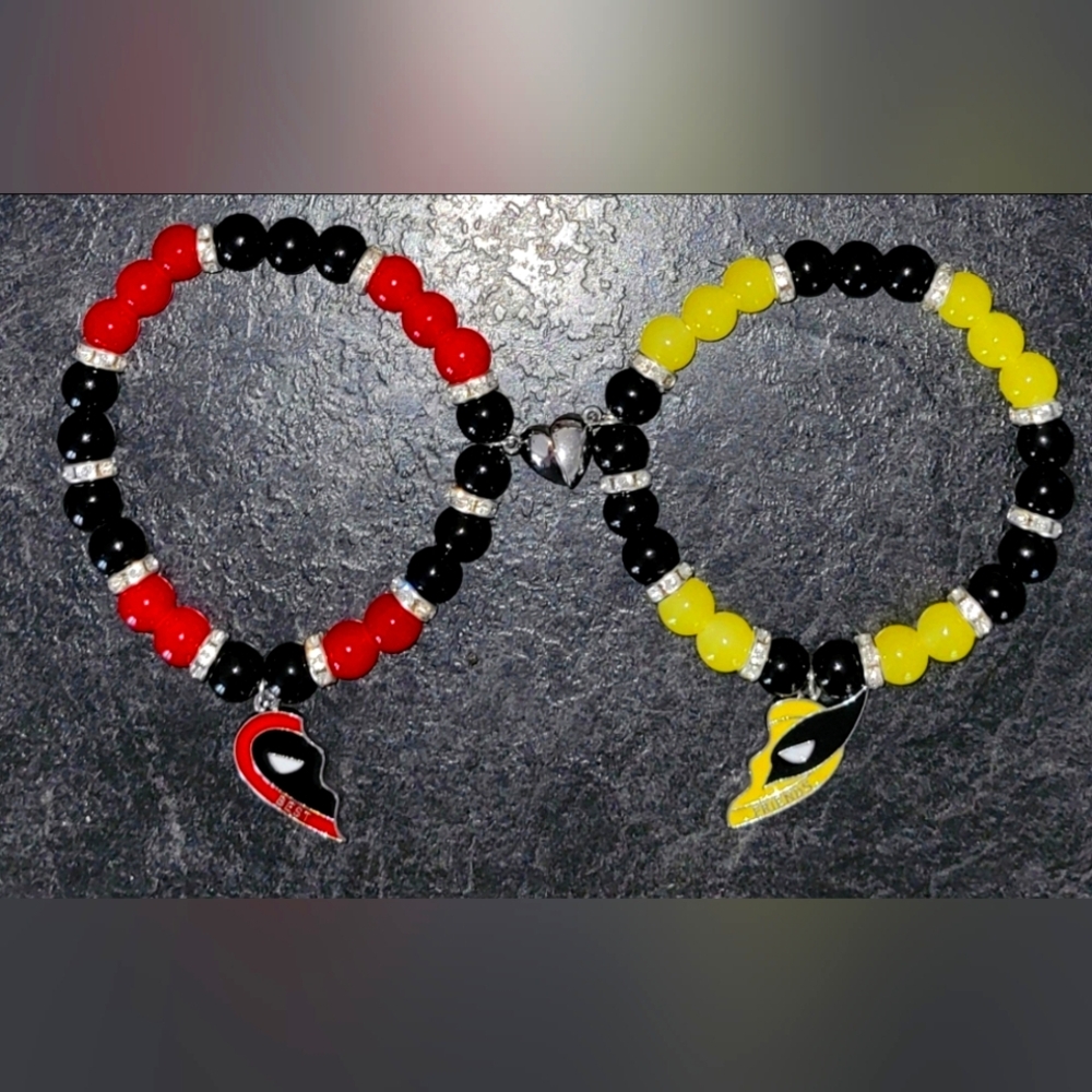 Deadpool & Wolverine Best Friends Bracelets Brand New